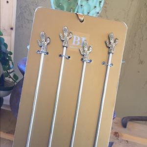 NIP BI Saguaro Cactus Drink Stirers or Pokers